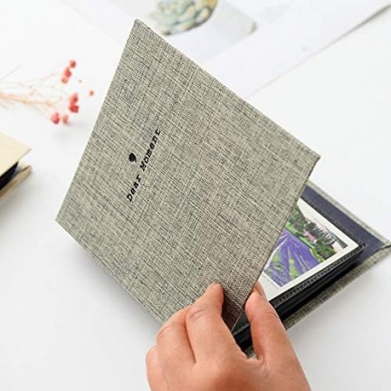 Instax Mini Film Photo Book Album 100 Pockets for Fujifilm Instax Film 7/8/9/10/11/12/Evo (Denim Blue)