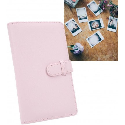 Instax Mini Film Photo Book Album 108 Pockets for Fujifilm Instax Film 7/8/9/10/11/12/Evo (Blossom Pink)