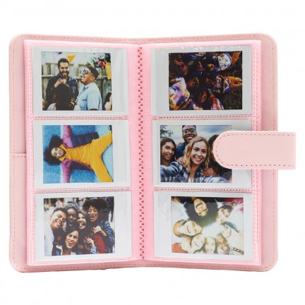 Instax Mini Film Photo Book Album 108 Pockets for Fujifilm Instax Film 7/8/9/10/11/12/Evo (Blossom Pink)