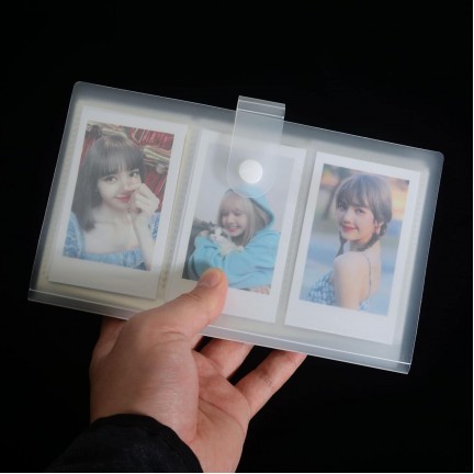 Instax Mini Film Transparent Photo Book Album 120 Pockets for Fujifilm Instax Film 7/8/9/10/11/12/Evo