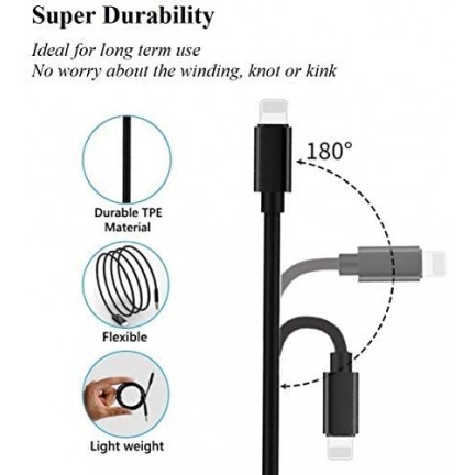 TRS-to-Lightning 3.5mm Adapter Audio Cable 1M