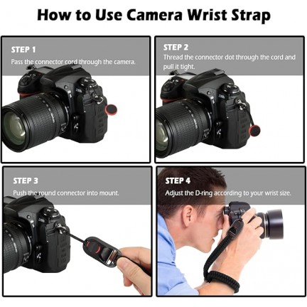 Camera Wrist Strap Lanyard Adjustable Nylon Hand Wrist Straps for DJI Osmo Pocket 3 and Camera