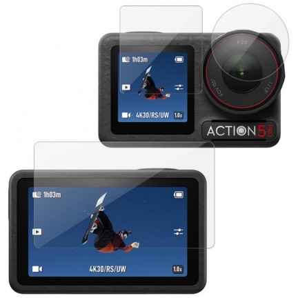 Tempered Glass LCD Screen Protector for DJI Osmo Action 5 Pro