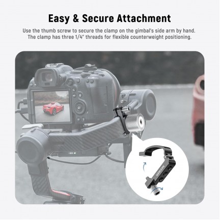 NEEWER GA008 Gimbal Counterweight And Clamp Set For DJI