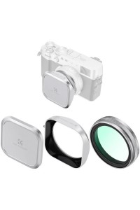 K&F Concept Nano-X MCUV Filter, Hood, and Cap for FUJIFILM X100 Series