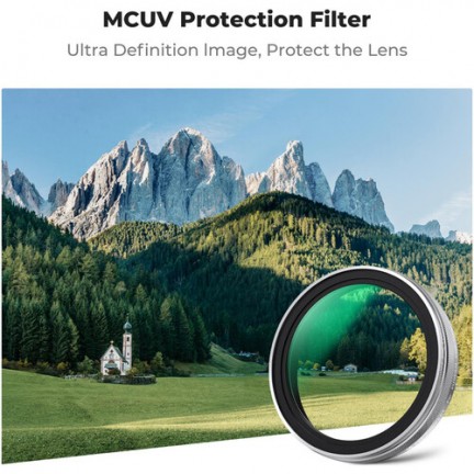 K&F Concept Nano-X MCUV Filter, Hood, and Cap for FUJIFILM X100 Series