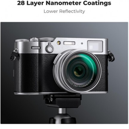 K&F Concept Nano-X MCUV Filter, Hood, and Cap for FUJIFILM X100 Series