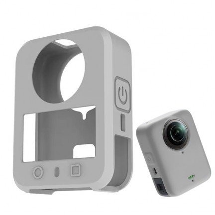 Silicone Case Anti-Scratch Shockproof Full Body For DJI Osmo 360 (Gray)