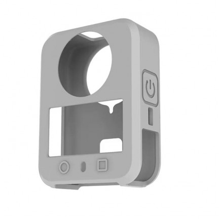 Silicone Case Anti-Scratch Shockproof Full Body For DJI Osmo 360 (Gray)