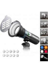 PHOTOOLEX x AMBITFUL 10W Flash Light Photography Spotlight Four Colors