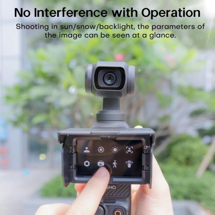 Screen Sun Hood Cover Foldable Gimbal Screen Protective for DJI Osmo Pocket 3