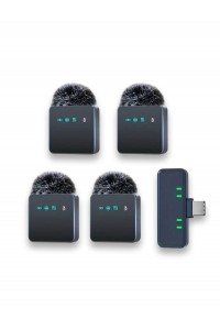 4in1 Wireless Lavalier Microphone System (Type-C)