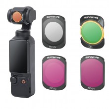 4in1 Camera Lens Magnetic Metal Filter UV CPL ND32 ND64 for DJI Osmo Pocket 3