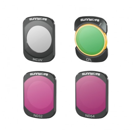 4in1 Camera Lens Magnetic Metal Filter UV CPL ND32 ND64 for DJI Osmo Pocket 3