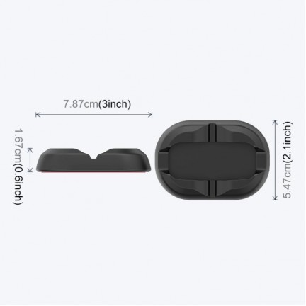 Silicone Base Stand Car With 3M Sticker For DJI Osmo 360