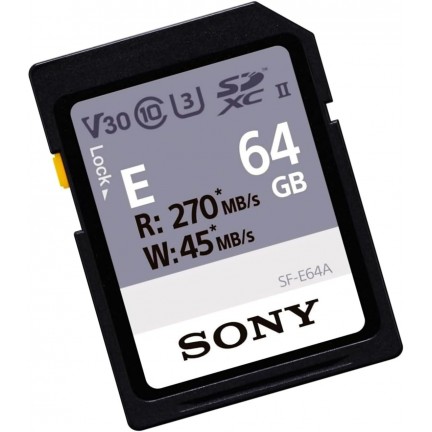 Sony 64GB SF-E Series UHS-II SDXC Memory Card
