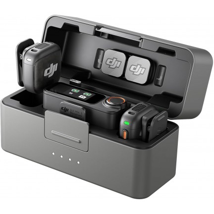 DJI Mic 3 2-Person Compact Wireless Microphone System/Recorder for Camera & Smartphone