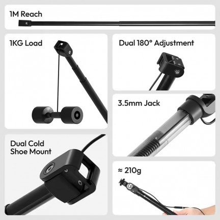 Ulanzi ZJ08 Mic Boom Pole Arm