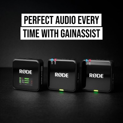 RODE Wireless GO (Gen 3) 2-Person Compact Digital Wireless Microphone System/Recorder