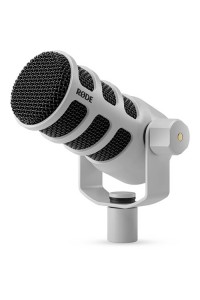 RODE PodMic Dynamic Podcasting Microphone (White)