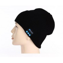 Men Women Outdoor Sport Bluetooth Stereo Magic Music Hat-Black