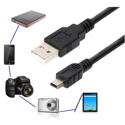 USB 2.0 Mini-B Camera Cable 1m