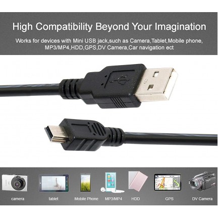 USB 2.0 Mini-B Camera Cable 1m