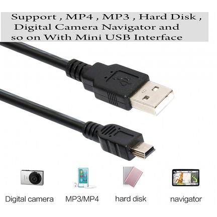 USB 2.0 Mini-B Camera Cable 1m