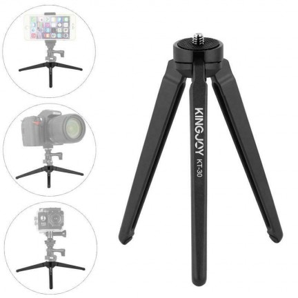 KINGJOY KT-30 Mini Tabletop Tripod with Swivel Ball Head