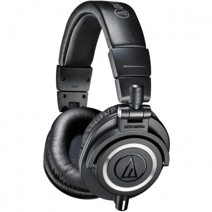 Audio-Technica ATH-M50x Over the Ear Headphones - Black