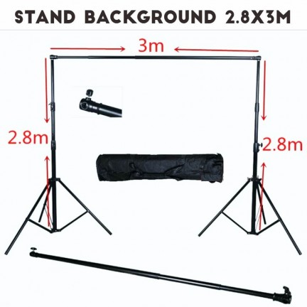 Stand Background 2.8 x 3 meter