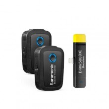 Saramonic Blink 500 B4 Dual Wireless Lavalier Microphone Lightning Connection