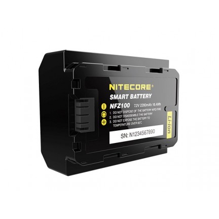 NITECORE NFZ100 Smart Camera Battery for Sony a6600,Alpha 9,A9,A9S,Alpha A9R,Alpha 9S,A7III,A7RIII
