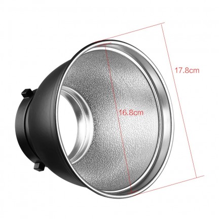 7'' Bowens Mount Standard Reflector Diffuser Lamp Shade Dish