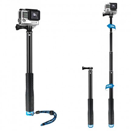 Waterproof GoPro 12/11/10/9 Flexible Telescoping Monopod