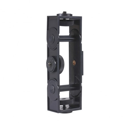Metal Mini Tripod for Selfie LED Flash Light Multi-position Bracket