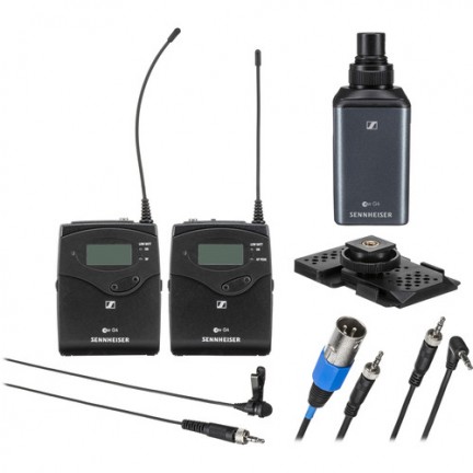 Sennheiser EW 100 ENG G4 Camera-Mount Wireless Combo Microphone System