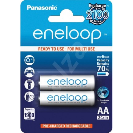 Panasonic eneloop AA 1900mAh Rechargeable Batteries