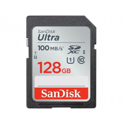 SanDisk 128GB Ultra SDXC UHS-I Memory Card - 100MB/s