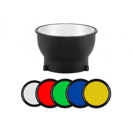 Jinbei Reflector Magnetic 14cm + Gel Filters