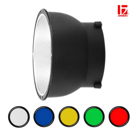 Jinbei Reflector Magnetic 14cm + Gel Filters