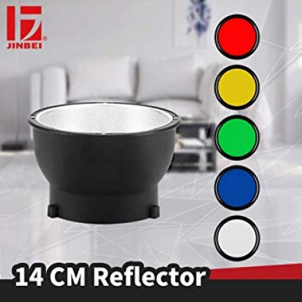 Jinbei Reflector Magnetic 14cm + Gel Filters