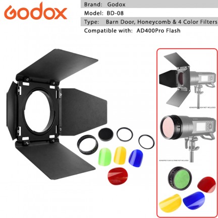 Godox BD-08 Barndoor Kit   for AD400Pro
