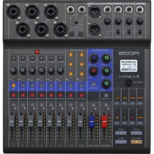 ZOOM LIVETRAK L-8 PORTABLE 8-CHANNEL DIGITAL MIXER