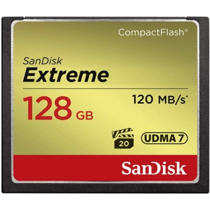 SanDisk Extreme 128GB Compact Flash Memory Card
