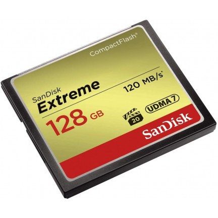 SanDisk Extreme 128GB Compact Flash Memory Card