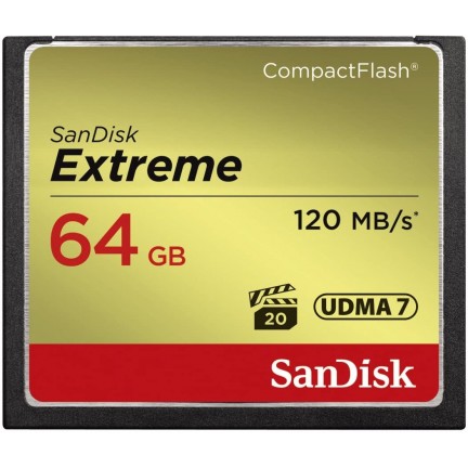 SanDisk Extreme 64GB CompactFlash Memory Card