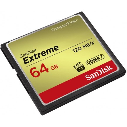 SanDisk Extreme 64GB CompactFlash Memory Card