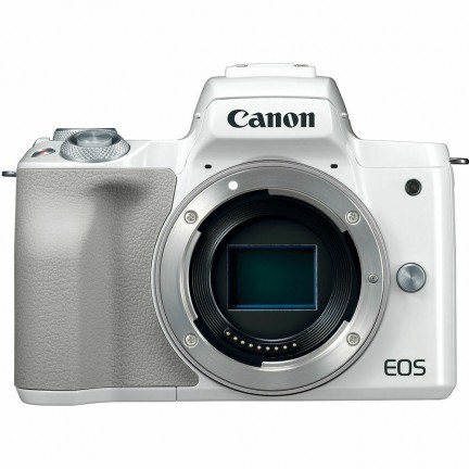 Canon EOS M50 Mirrorless Digital Camera with 15-45mm Lens (White)