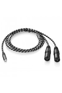Type C to Dual XLR Male OFC Audio Cable For Speakers Amplifier Mixer 1.5 Meter